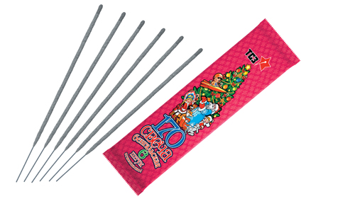  Бенгальские свечи 6 шт 170 мм в пакете  в Малгобеке